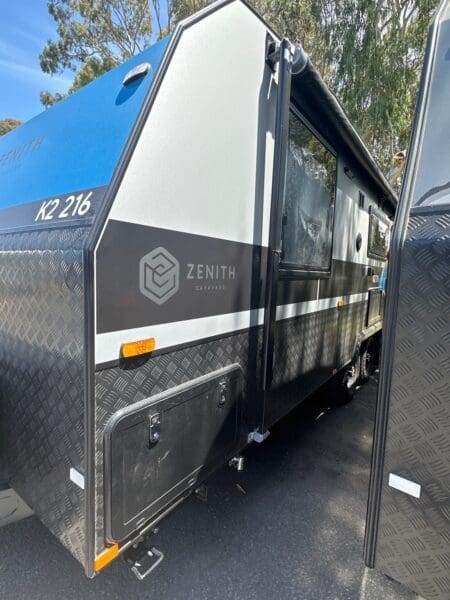  providing you with a combination of luxury and rugged capability.<br>Why Choose Zenith K2? Best Value-Packed Caravan Package: Experience a caravan that delivers exceptional value without compromising on premium features. Premium Features at an Unbeatable Price: Enjoy top-notch amenities and sophisticated features at a price that sets a new standard for affordability. Semi Off-Road Rated: Navigate national parks and diverse terrains with confidence