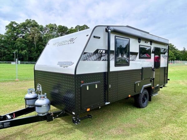 Network RV Caravans Terrain Tuff Composite 17'6 Rear Door - Caravans