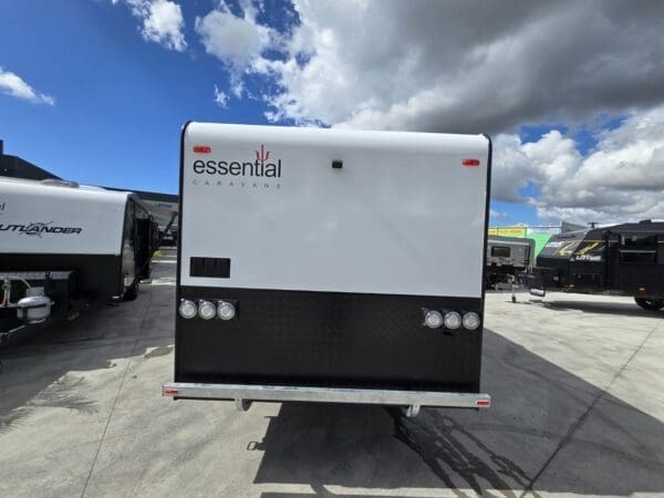 490<br>IN STOCK READY FOR IMMEDIATE DELIVERY<br>2024 ESSENTIAL CARAVANS RANGER SEMI OFF ROAD DESIGN 5 20'<br>WEIGHTS & MEASUREMENTS<br>Tare: 2455 Kg<br>GTM: 2891 Kg<br>ATM: 3105 Kg<br>Ball: 214 Kg<br>Payload: 650 Kg<br>CHASSIS<br>- A/Frame Extended 450mm <br>- TB07-JC Toolbox<br>- 2 Chassis Raiser<br>- Spare Wheel Under Mount<br>- Drop Down Stabilizer Stands<br>- Water Tank Stoneguards<br>- Titan Independent Suspension<br>- 235/75 R15 All Terrain Tyres<br>- Galvanized Wheel Arches<br>- 6 A-Frame Return to Spring Hangers<br>- A-Frame Tap & Gas Regulator <br>- 10 Electric Brakes to All Wheels<br>- Break Away System<br>- Heavy Duty 2 Arm Bumper <br>- 4 Heavy Duty Chassis<br>- DO35 Coupling<br>- Lockable Coupling with Twin Safety Chains<br>- Wind Up Jack<br>- 8 Jockey Wheel<br>- Batteries Mounted on Chassis<br>PLUMBING<br>- 95L Grey Water Tank Inc Shut-off Valve<br>- 2* 95L Water Tanks<br>- A-Frame Mains Pressure Tap<br>- China Vanity to Ensuite<br>- Compressor Fridge171l (Freucamp)<br>- External Gas Bayonet at Front Boot Door Side<br>- Dual 9Kg Gas Bottles with Changeover Regulator<br>- Gas/Electric Hot Water System<br>- Large Deep Bowl Stainless Kitchen Sink with Drain<br>- 2*Lockable Water Tank Inlet<br>- Mains Pressure Water Inlet<br>- 12V Water Pump<br>- Twin water level gauges<br>- Flick Mixer Taps<br>- Plastic Bowl Toilet<br>- Wastewater Outlet<br>ELECTRICAL<br>- Mini Grill with 3 Burner Gas & 1 240V Element with Microwave underneath<br>- 12V/USB Socket & TV Point at Outside Table<br>- 240V 15AMP Inlet & 240V 10AMP Outlet<br>- 240V/USB Double Power Points