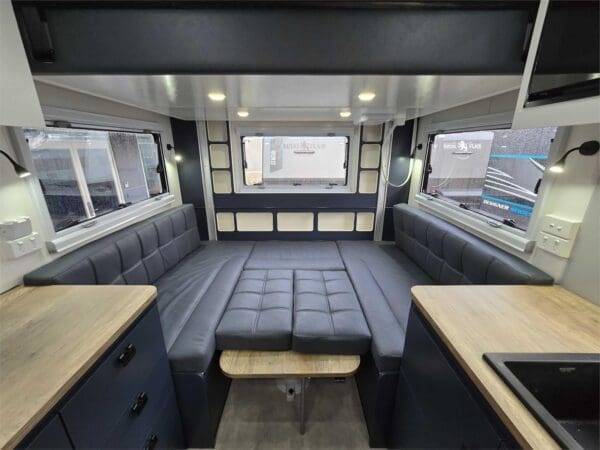  call us for full specs and to discuss your next new Royal Flair Caravan today.<br /><br />* Waterfall bench tops<br />* Independent Enduro X Suspension<br />* DO35 or DO45 hitch depending on lay out and size<br />* Electronic Stability Control<br />*200 amp Lithium battery <br />*3 x 200 watt solar<br />* 2000 watt Victron Inverter