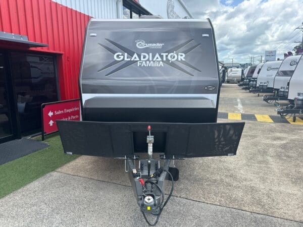  for an ultra smooth towing experience. Gladiator Familia<br> list of creature comforts is the envy of the rest