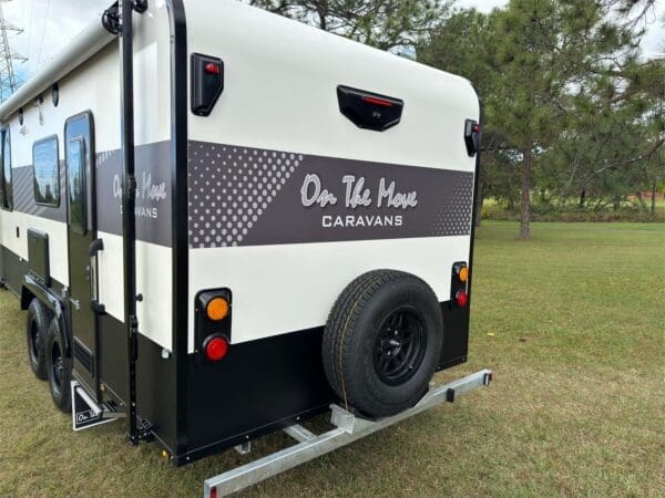  someone who is ready to upgrade their current touring van or couples who don't want to hit the road less traveled and prefer the comforts conveniences of caravan parks and shorter free camp stays.<br /><br />The On The Move Caravans Infinity range of tourers boast class leading technology with a one piece composite panel incorporating the front wall