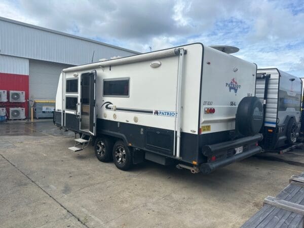 with a retro style interior to relax in.<br><br><strong><em>Some highlight features include:</em></strong><br>Made in Australia<br>CruiseMaster 3.3T HD Independant Coil Suspension (Dual Shock On Each Wheel)<br>DO35 Hitch<br>Black Jack<br>Trailsafe System<br>Webasto Diesel Heater<br>Dometic Reverse Cycle Air Conditioner<br>Sphere 3.3kg Top Loader Washing Machine<br>Full Ensuite<br>3-Way Kitchen Mixer<br>Recessed Cook Top Gas & Electric w/ Mini Grill<br>Microwave<br>Dometic Large Fridge / Frezer<br>Large Toolbox<br>12v Sirocco Fan<br>2 x 100Ah Lithium Batteries<br>2 x 200w Solar Panels<br>1 x 190L Fresh Water Tank<br>SatKing Satelite Dish<br>Large Awning w/ Lights<br>Tunnel Boot Through<br>+ Many More Features!<br><br>This van wont last long