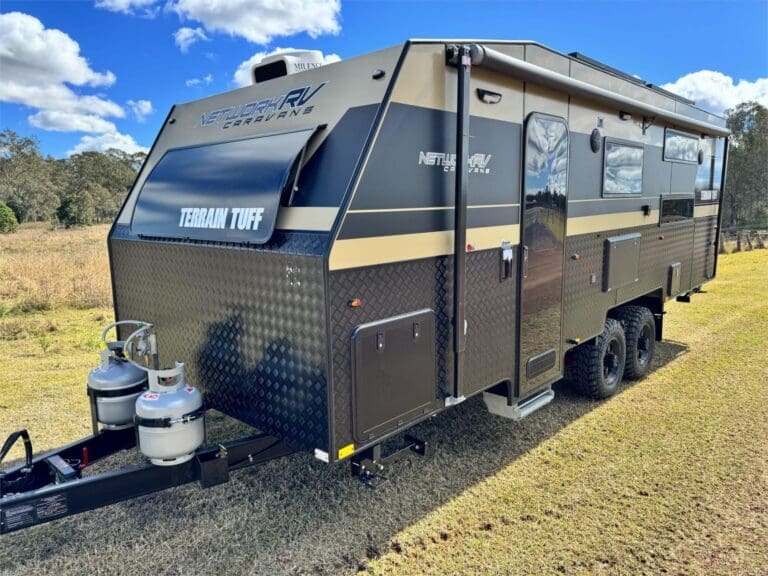 Network RV Caravans Terrain Tuff 22’6 Family Quad Bunk - Caravans